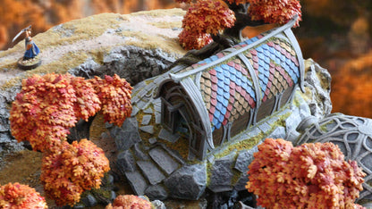 Elven Wooden House | D&D TTRPG Playable 3D Printed Building | The Mines