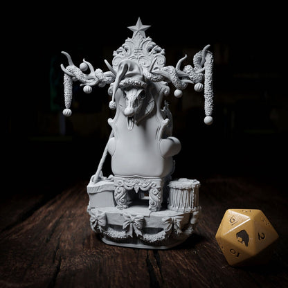 Lady of the Winter Gale | Tabletop or Display Scale | TTRPG D&D Miniature | Cripta Studios