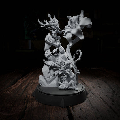 Guardians of the Tall Grass, Fey Creatures | Tabletop or Display Scale | TTRPG D&D Miniature | Cripta Studios