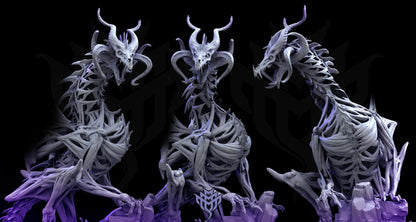 Dracolich, Undead Zombie Dragon, Adorable Nightmares | D&D Tabletop Gaming | Mini Monster Mayhem