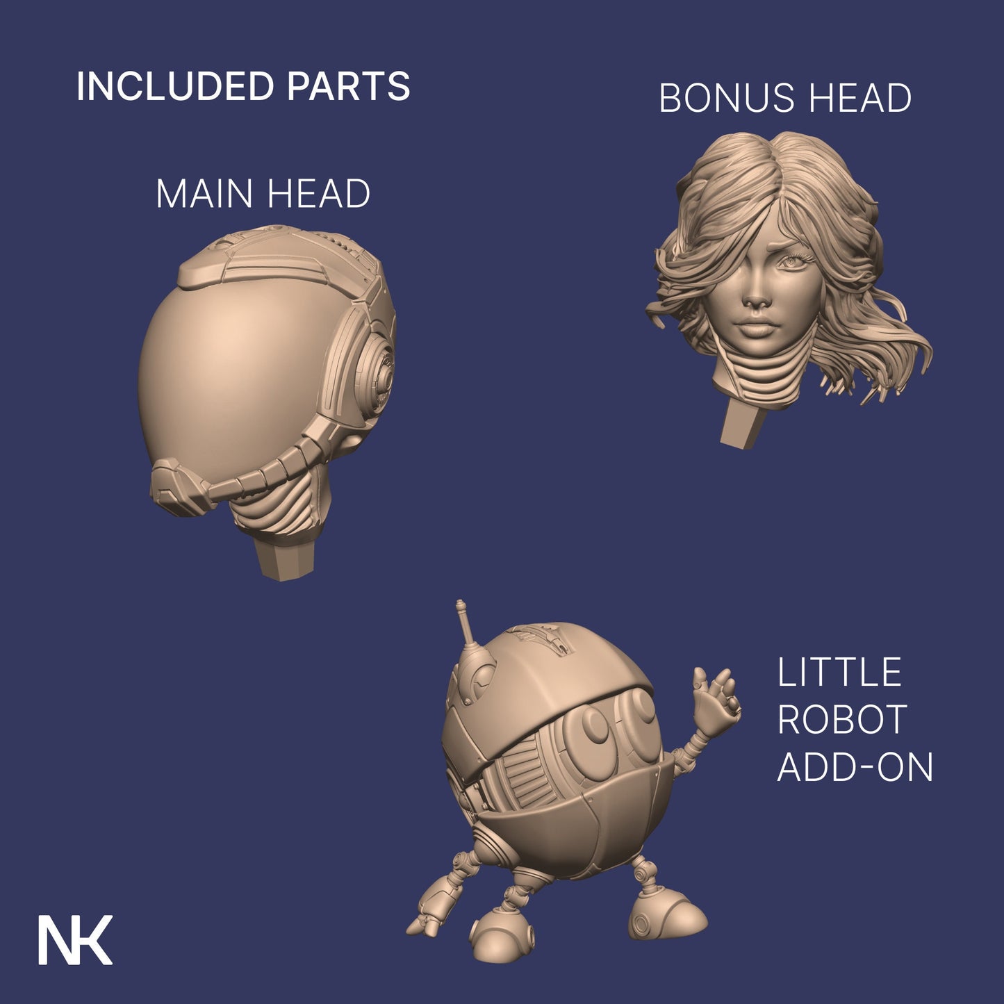 Alyara the Traveler, Spacer | Garage Resin Kit Statue | Scifi Miniature | Nerikson