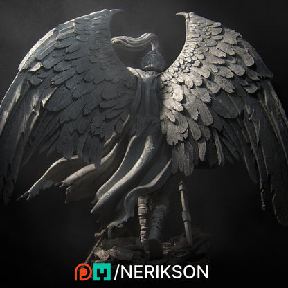 Ishim the Fallen Celestial | Garage Resin Kit Statue | D&D TTRPG Fantasy Miniature | Nerikson