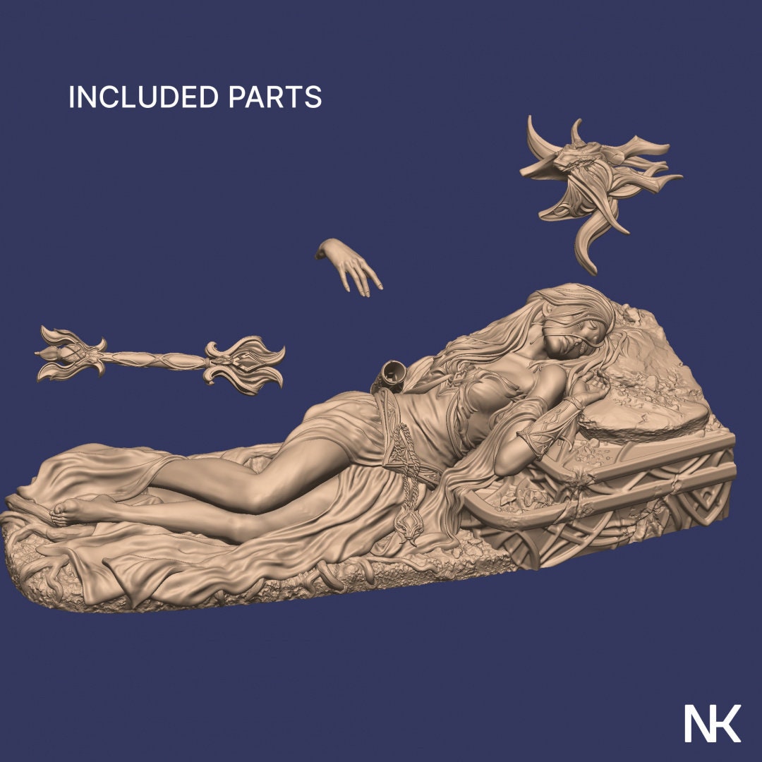 Light's End | Garage Resin Kit Statue | Fantasy Miniature for Painting | Nerikson