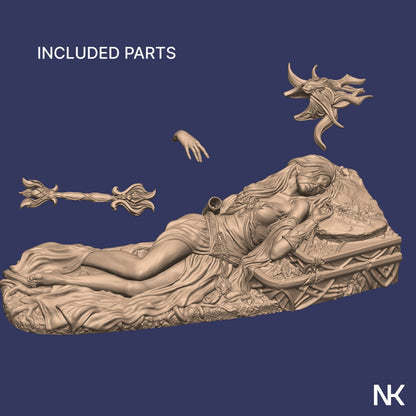 Light's End | Garage Resin Kit Statue | Fantasy Miniature for Painting | Nerikson