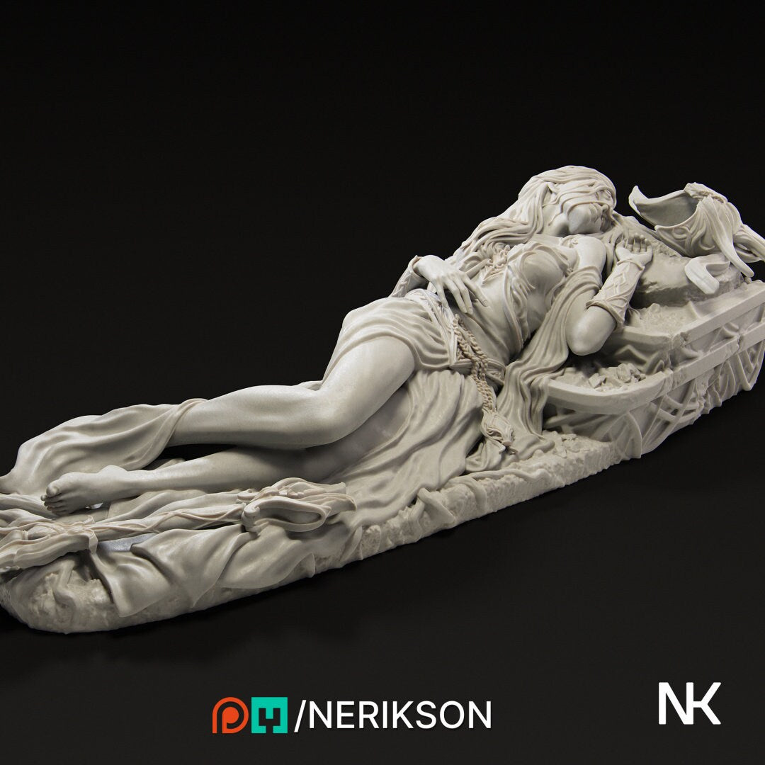 Light's End | Garage Resin Kit Statue | Fantasy Miniature for Painting | Nerikson