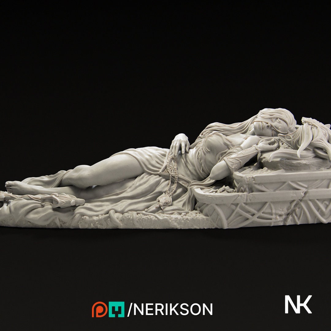 Light's End | Garage Resin Kit Statue | Fantasy Miniature for Painting | Nerikson