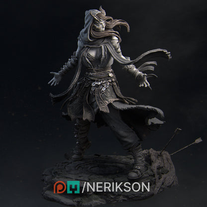 Rowena, the Wild Sorceress | Garage Resin Kit Statue | D&D TTRPG Fantasy Miniature | Nerikson