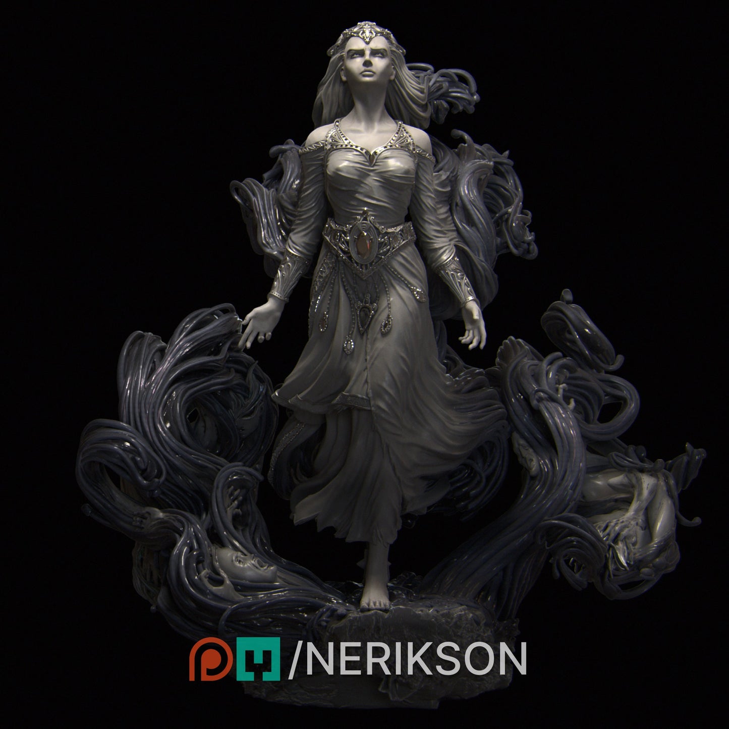 Shereen's Torment | Garage Resin Kit Statue | D&D TTRPG Fantasy Miniature | Nerikson