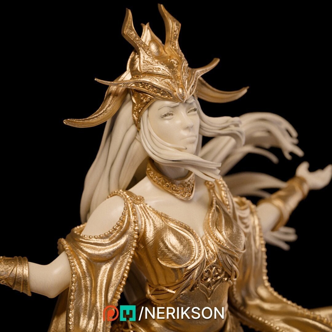 Sophia the Priestess | Garage Resin Kit Statue | D&D TTRPG Fantasy Miniature | Nerikson