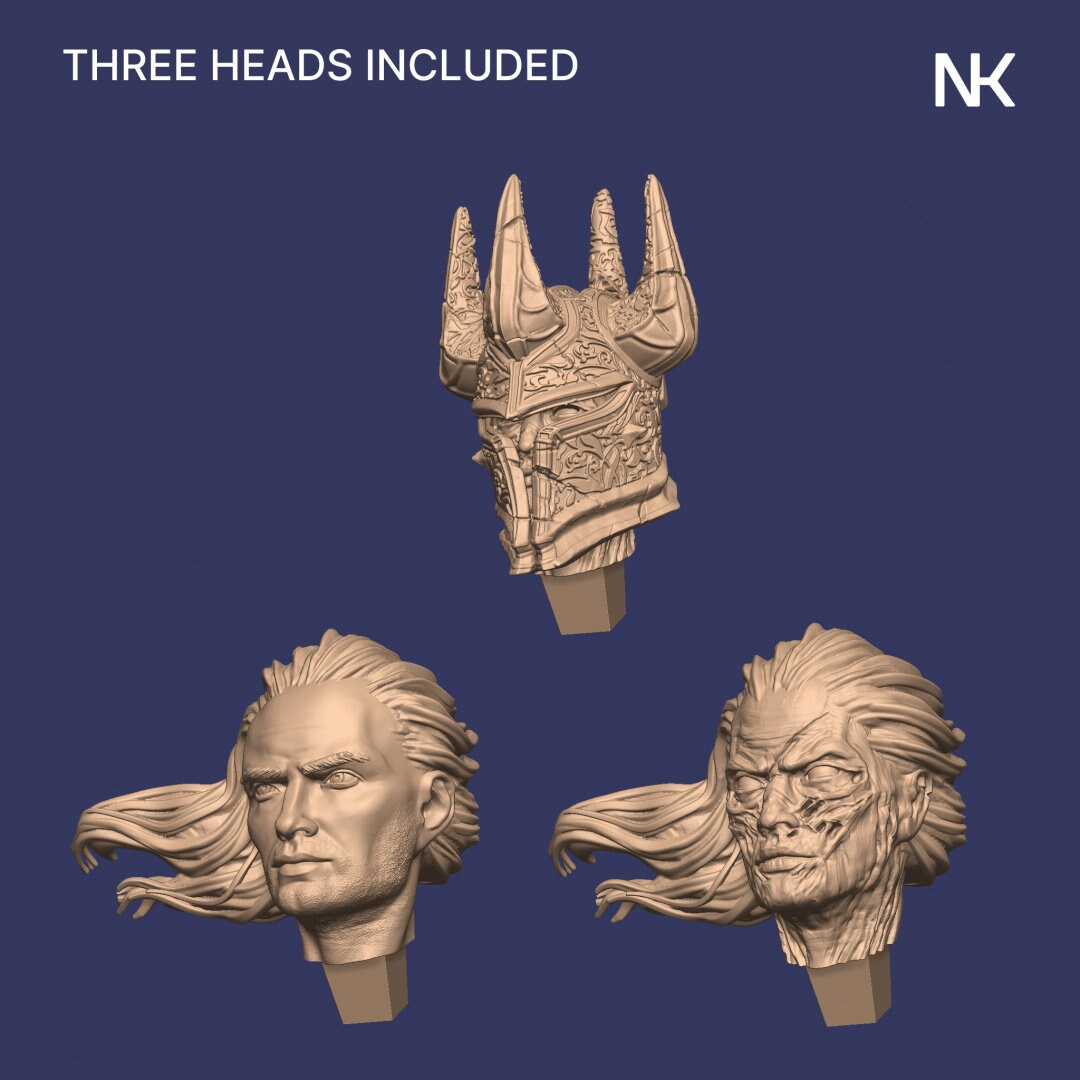 Vaeter the Branded Knight | Garage Resin Kit Statue | D&D TTRPG Fantasy Miniature | Nerikson