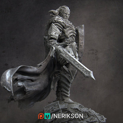Vaeter the Branded Knight | Garage Resin Kit Statue | D&D TTRPG Fantasy Miniature | Nerikson