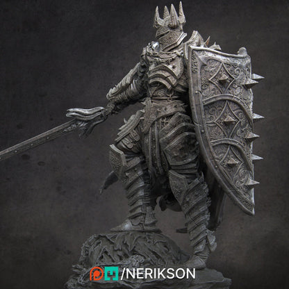 Vaeter the Branded Knight | Garage Resin Kit Statue | D&D TTRPG Fantasy Miniature | Nerikson