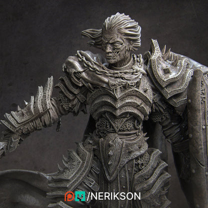 Vaeter the Branded Knight | Garage Resin Kit Statue | D&D TTRPG Fantasy Miniature | Nerikson