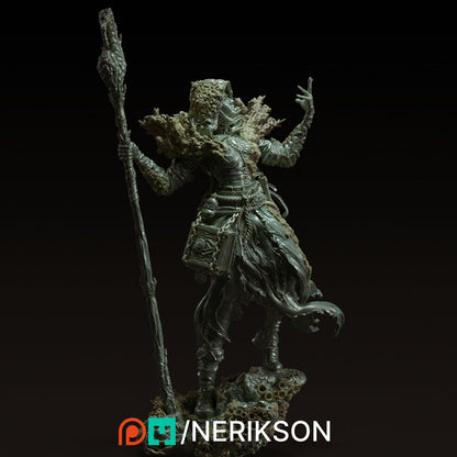Yelhana Fathomless Warlock Sea Ocean Deep | Garage Resin Kit Statue | D&D TTRPG Fantasy Miniature | Nerikson