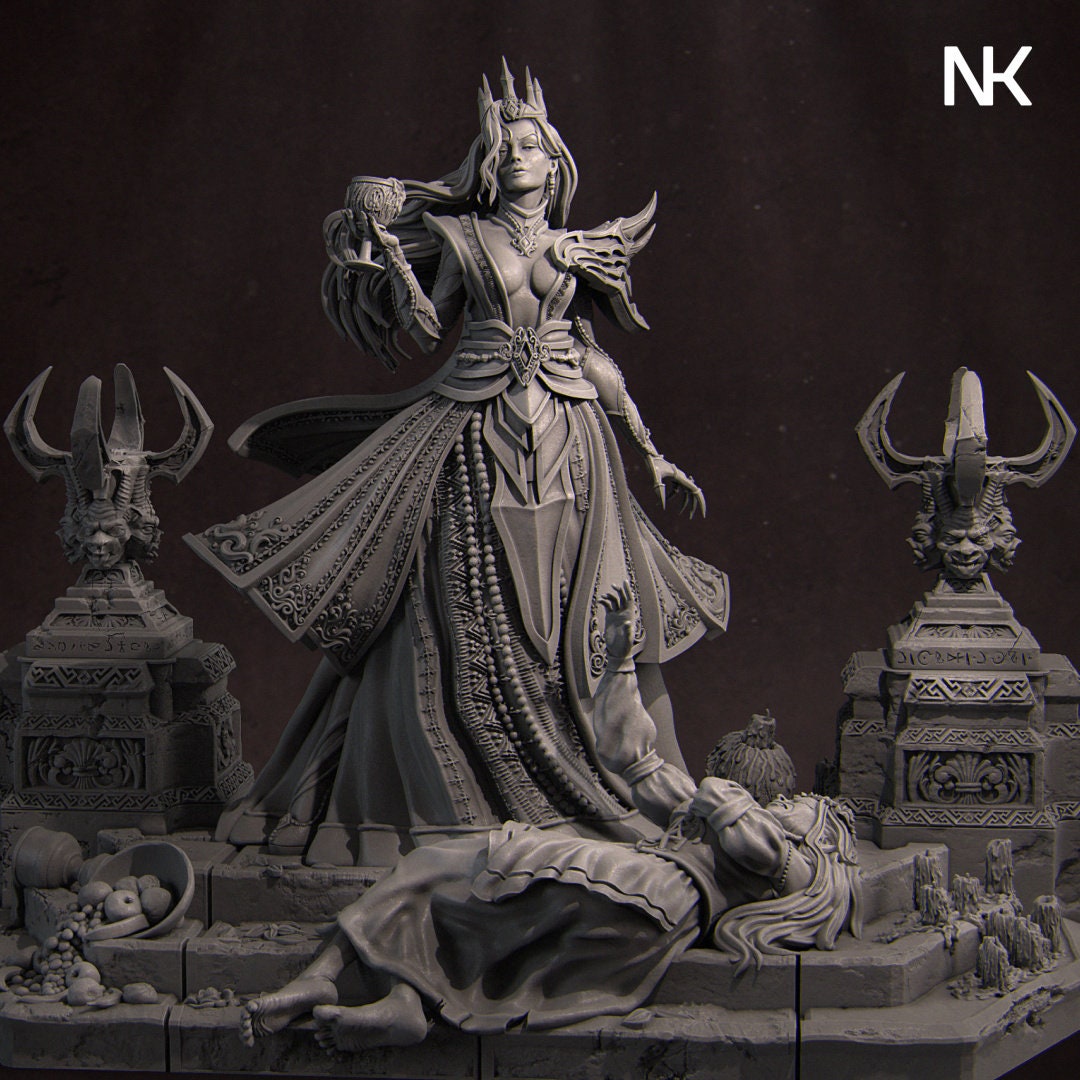 Youth Eternal | Garage Resin Kit Statue, Bust | Gothic Fantasy | Nerikson