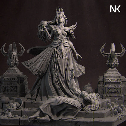 Youth Eternal | Garage Resin Kit Statue, Bust | Gothic Fantasy | Nerikson