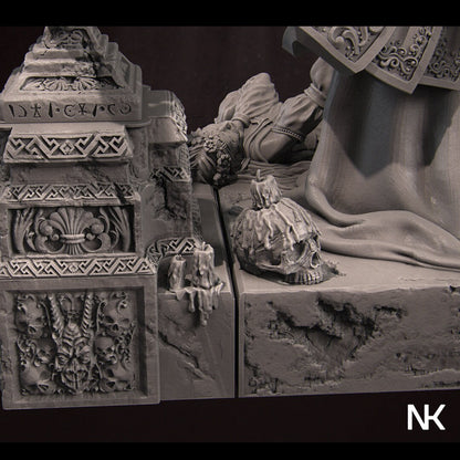 Youth Eternal | Garage Resin Kit Statue, Bust | Gothic Fantasy | Nerikson