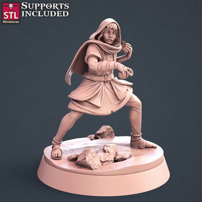 Apprentice NPC Set | Tabletop Scale | D&D TTRPG Miniature | STL Miniatures