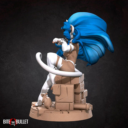 Exxotic Catia Cat Girl | Pinup SFW NSFW Model Miniature | Bite the Bullet