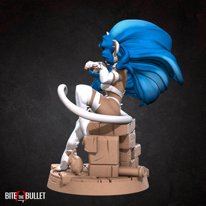 Exxotic Catia Cat Girl | Pinup SFW NSFW Model Miniature | Bite the Bullet