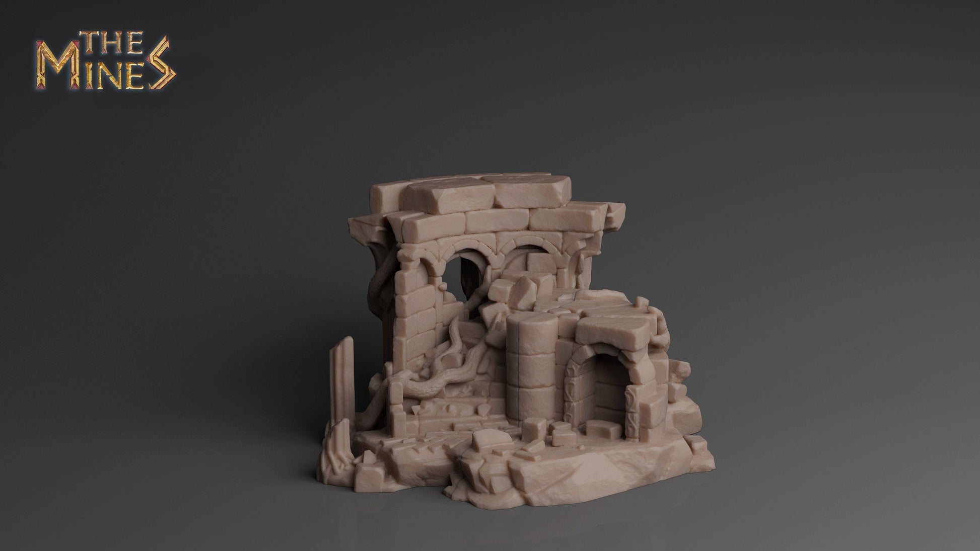 Ancient Fort | D&D TTRPG Playable 3D Printed Building | The Mines