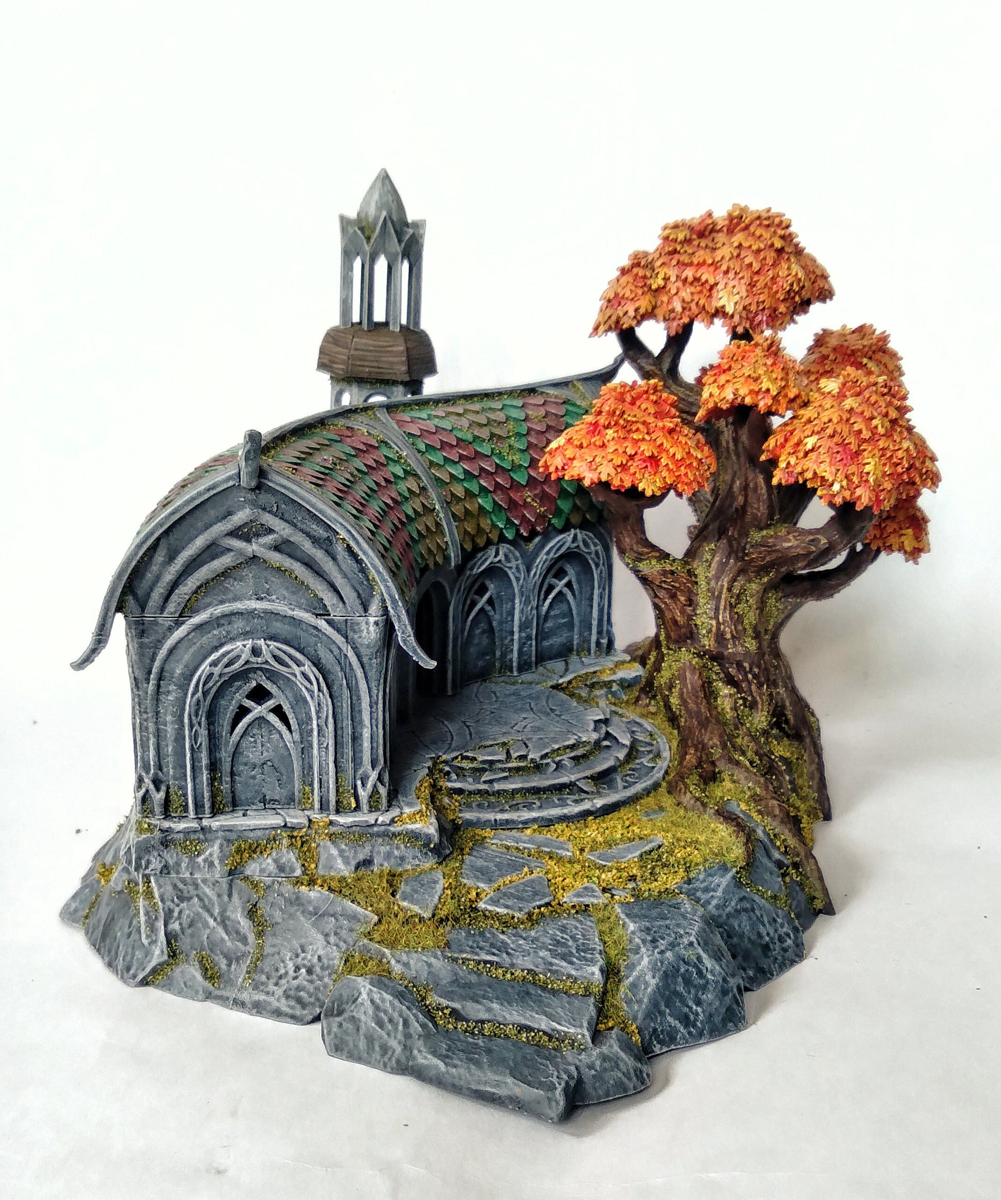 Elven Mansion | D&D TTRPG Playable 3D Printed Building | The Mines