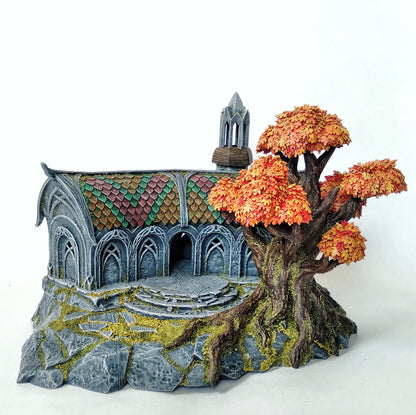 Elven Mansion | D&D TTRPG Playable 3D Printed Building | The Mines