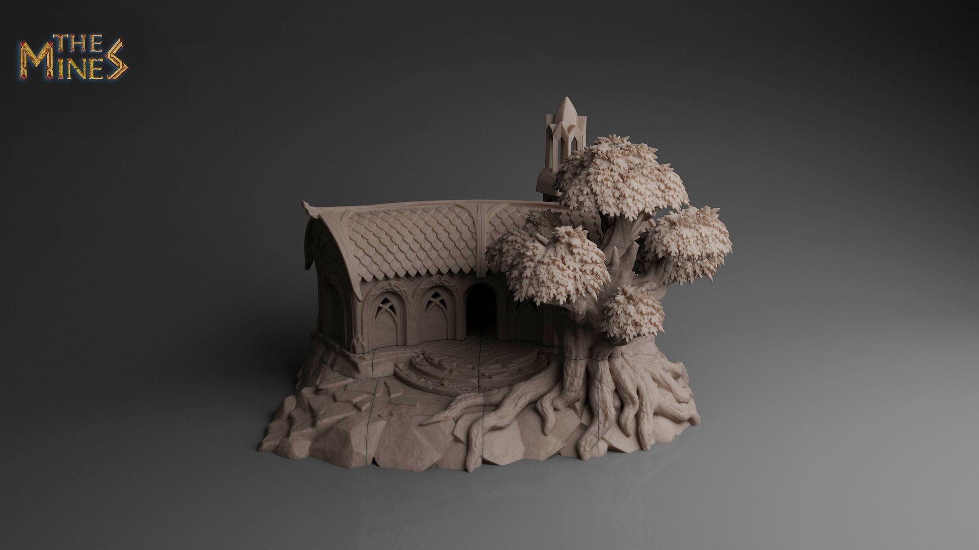 Elven Mansion | D&D TTRPG Playable 3D Printed Building | The Mines