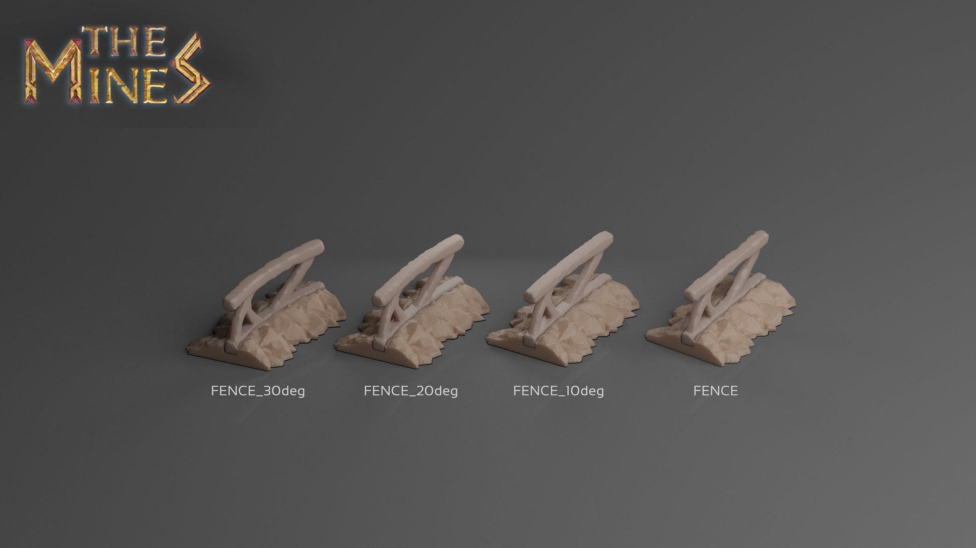 Elven Fence | D&D TTRPG Playable 3D Printed Building | The Mines