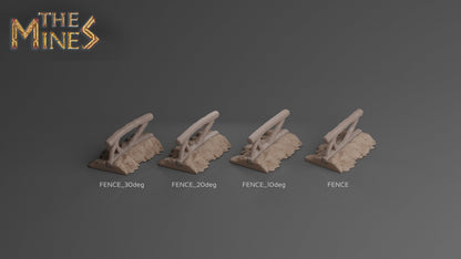 Elven Fence | D&D TTRPG Playable 3D Printed Building | The Mines