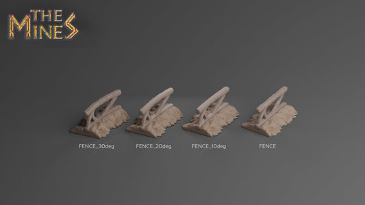 Elven Fence | D&D TTRPG Playable 3D Printed Building | The Mines