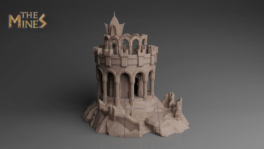 Elven Fort | D&D TTRPG Playable 3D Printed Building | The Mines