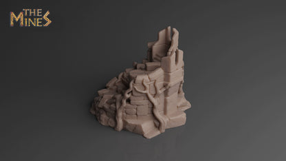 Elven Guard Post | D&D TTRPG Playable 3D Printed Building | The Mines