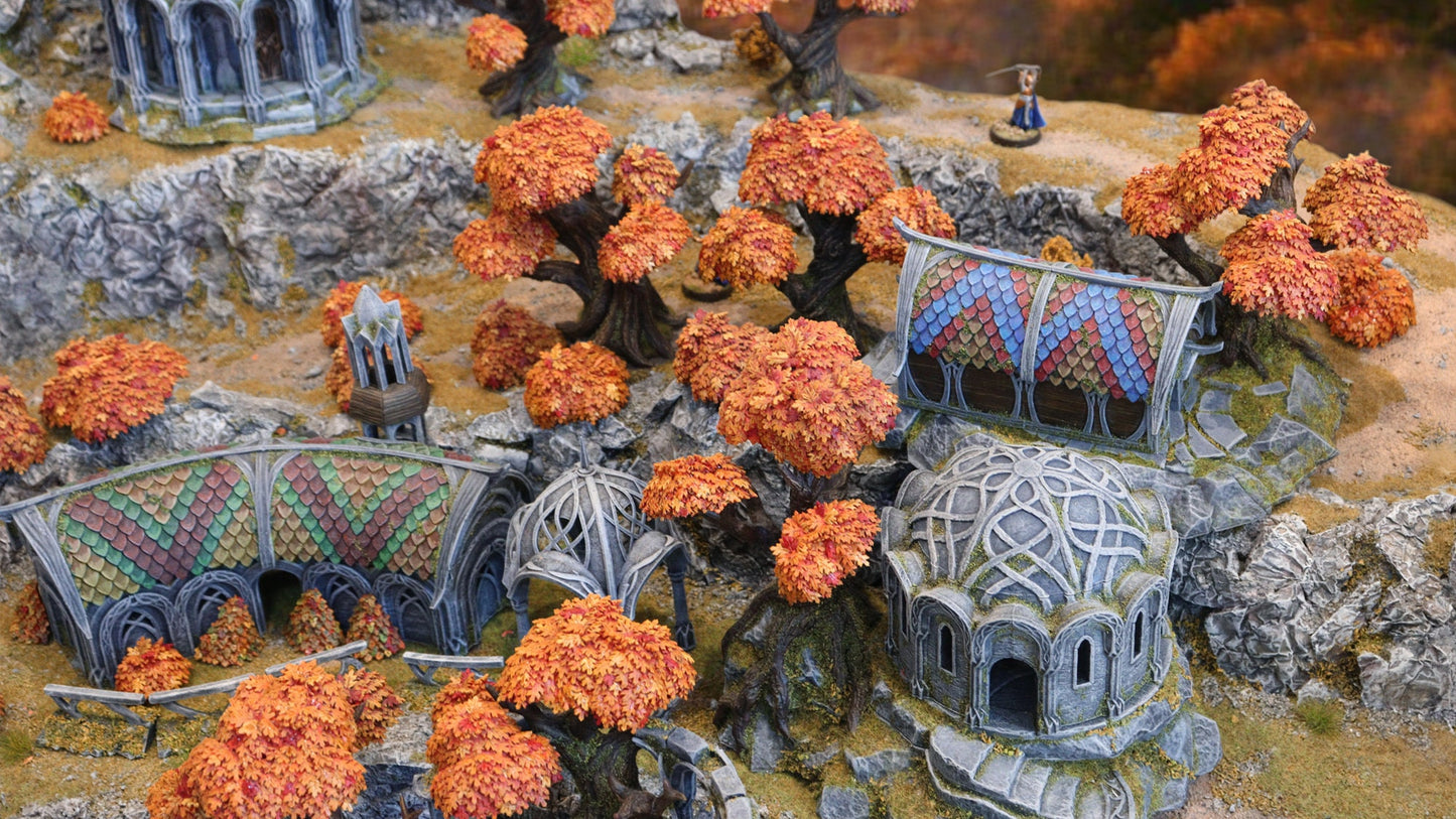 Elven Library | D&D TTRPG Playable 3D Printed Building | The Mines