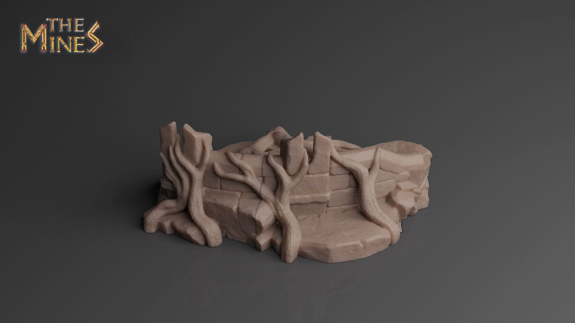 Elven Ruins 1 | D&D TTRPG Playable 3D Printed Building | The Mines