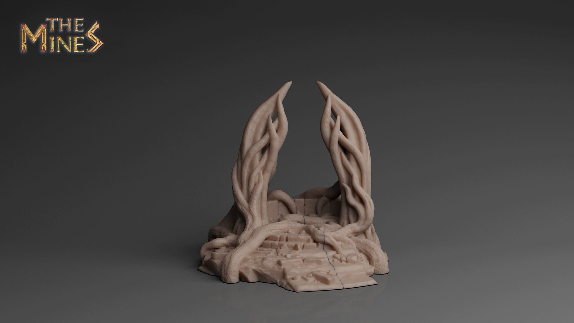 Elven Shrine | D&D TTRPG Playable 3D Printed Building | The Mines