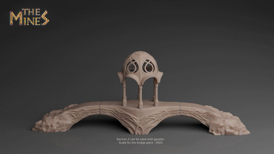 Elven Bridge | D&D TTRPG Playable 3D Printed Building | The Mines