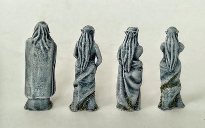 Elven Statues Set | D&D TTRPG Playable 3D Printed Building | The Mines