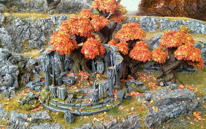 Elven Temple of the Moon | D&D TTRPG Playable 3D Printed Building | The Mines