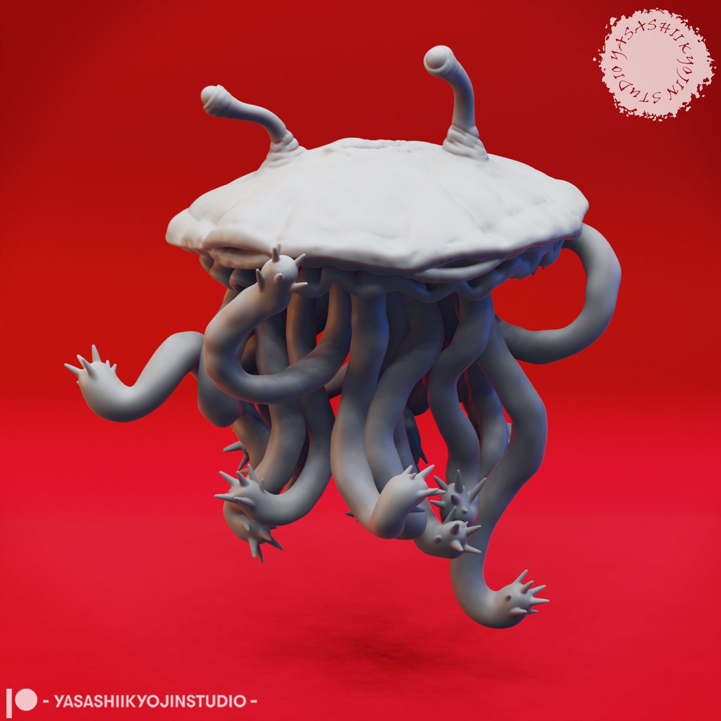Flumph | TABLETOP SCALE | D&D TTRPG Monster Miniature | Yasashii Kyojin Studio