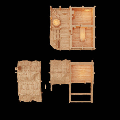 Blacksmith Lodge | D&D TTRPG Playable 3D Printed Building | MiniatureLand