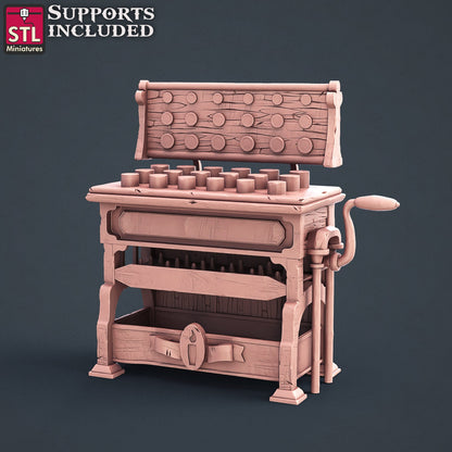 Candle Maker NPC Set | Tabletop Scale | D&D TTRPG Miniature | STL Miniatures
