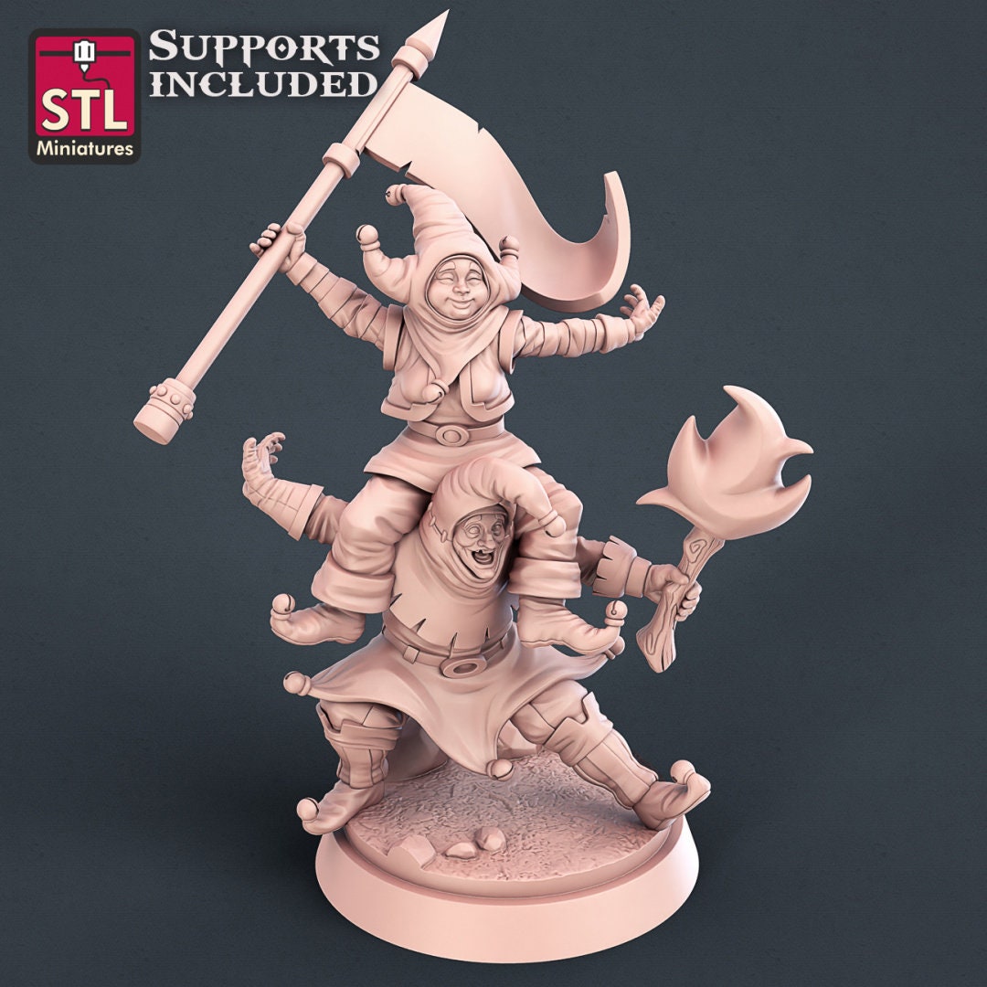 Carnival 1 NPC Set | Tabletop Scale | D&D TTRPG Miniature | STL Miniatures
