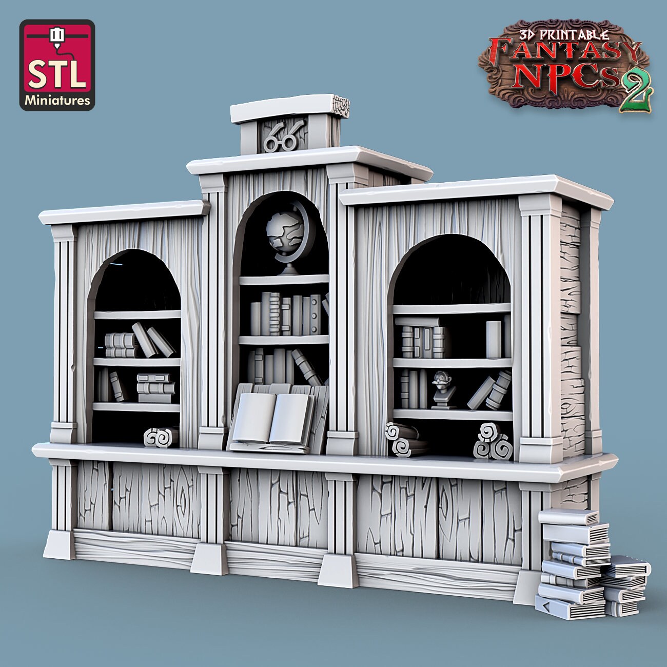 Classroom NPC Set | Tabletop Scale | D&D TTRPG Miniature | STL Miniatures