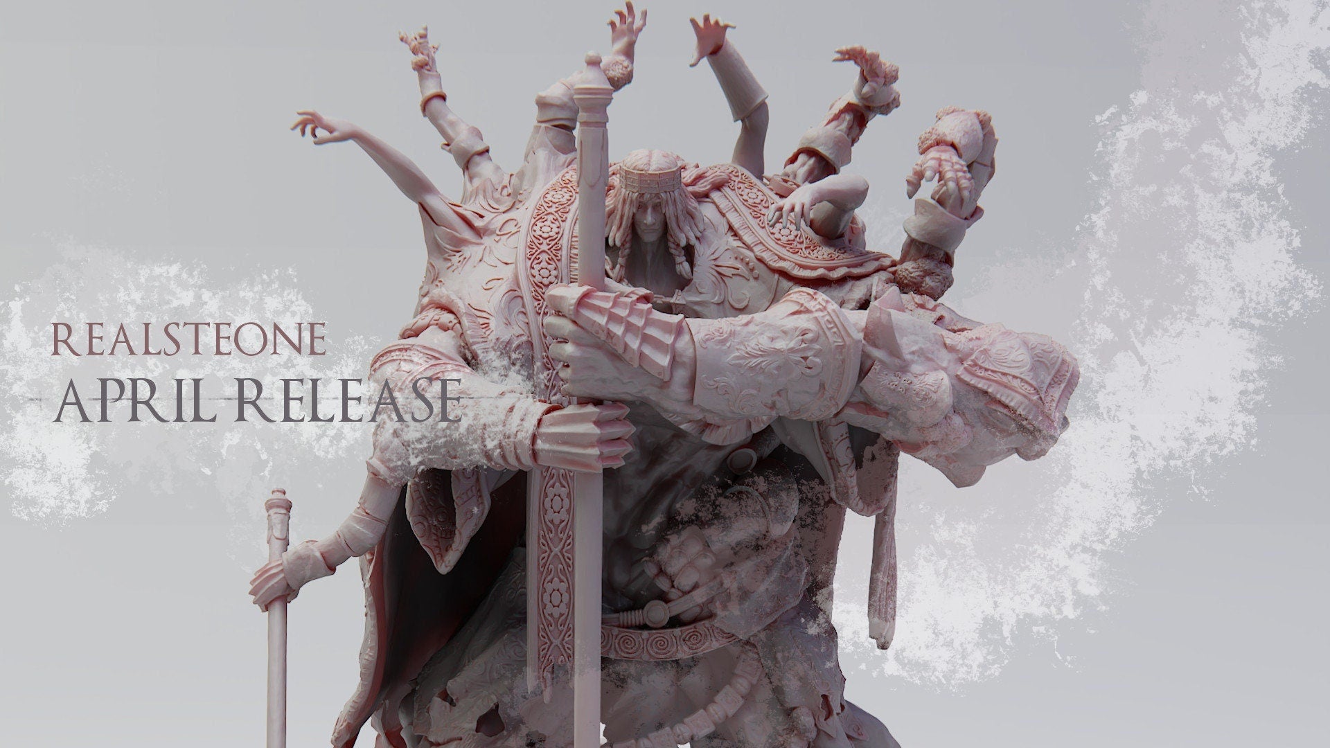 Grafted King | TABLETOP SCALE | D&D TTRPG Miniature | Realsteone Miniatures