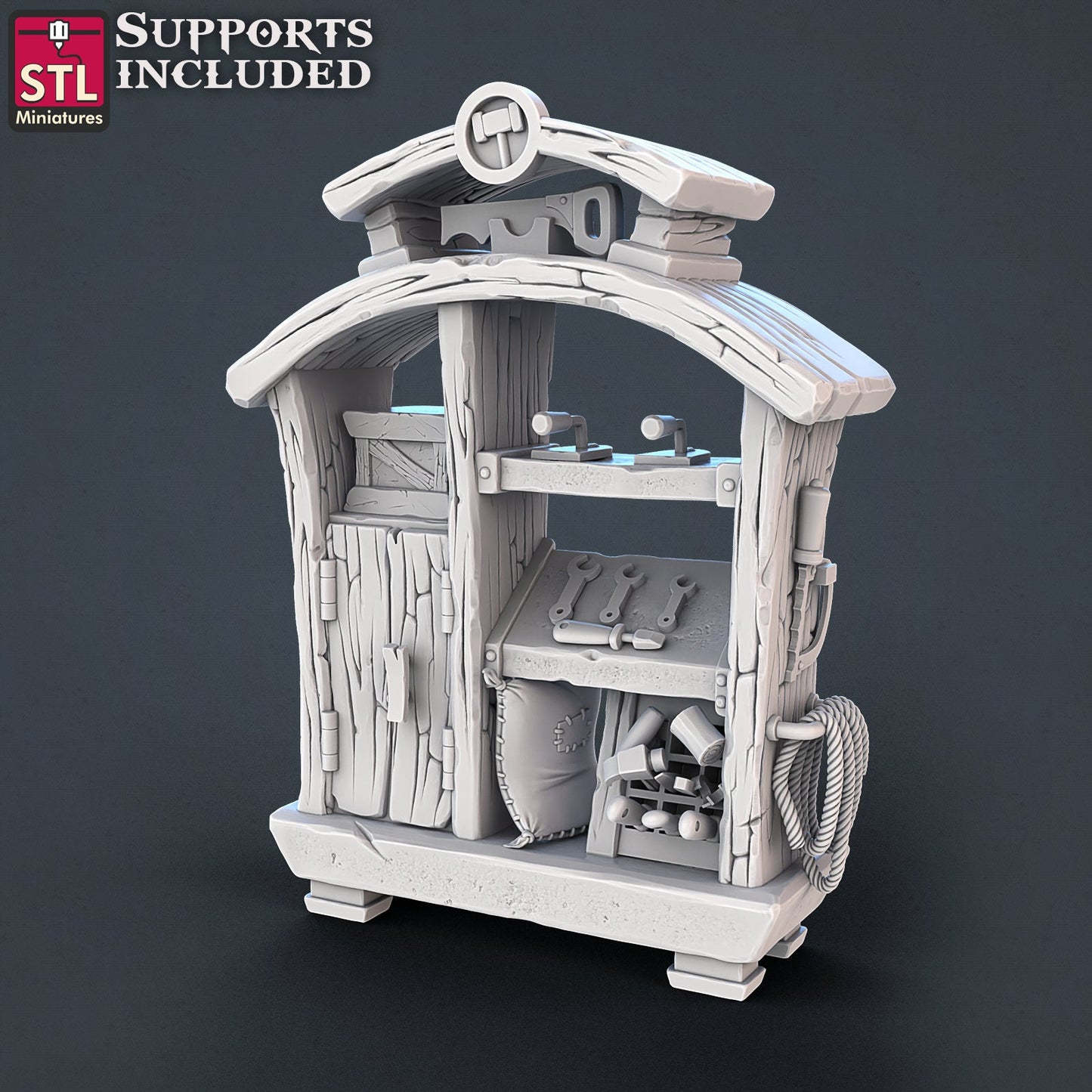 Constructors NPC Set | Tabletop Scale | D&D TTRPG Miniature | STL Miniatures