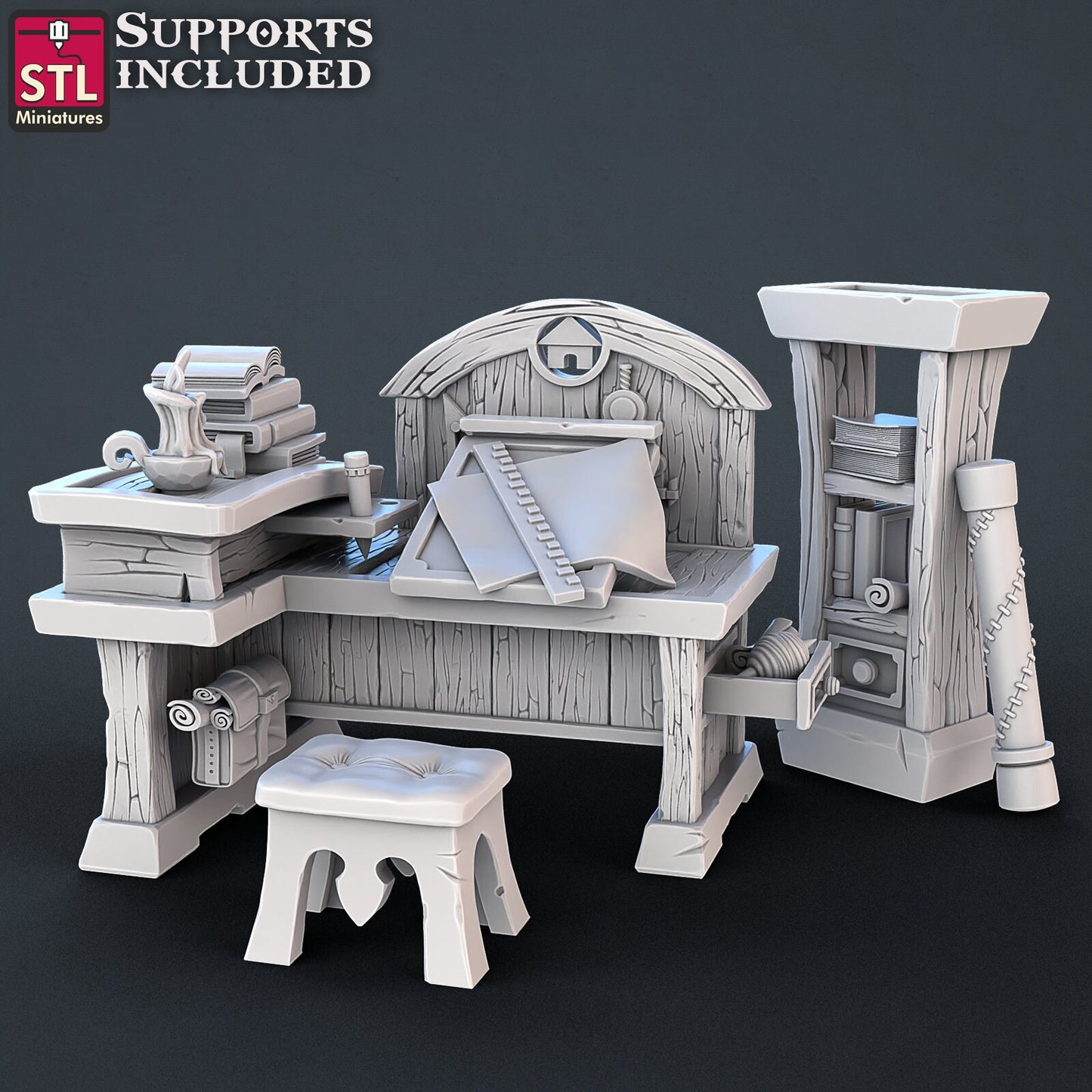 Constructors NPC Set | Tabletop Scale | D&D TTRPG Miniature | STL Miniatures