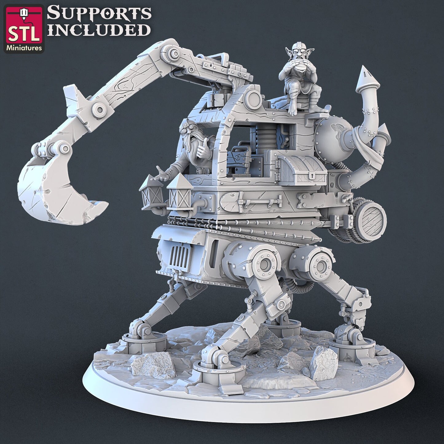 Constructors NPC Set | Tabletop Scale | D&D TTRPG Miniature | STL Miniatures