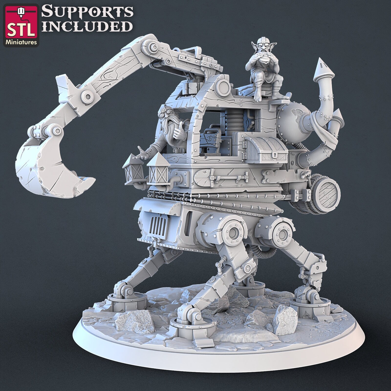 Constructors NPC Set | Tabletop Scale | D&D TTRPG Miniature | STL Miniatures