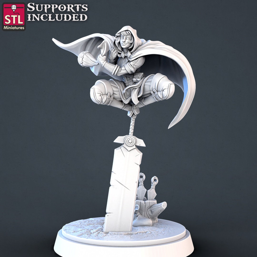 DnD D&D Cartoon Tribute NPC Set | Tabletop Gaming 3D Print | STL Miniatures